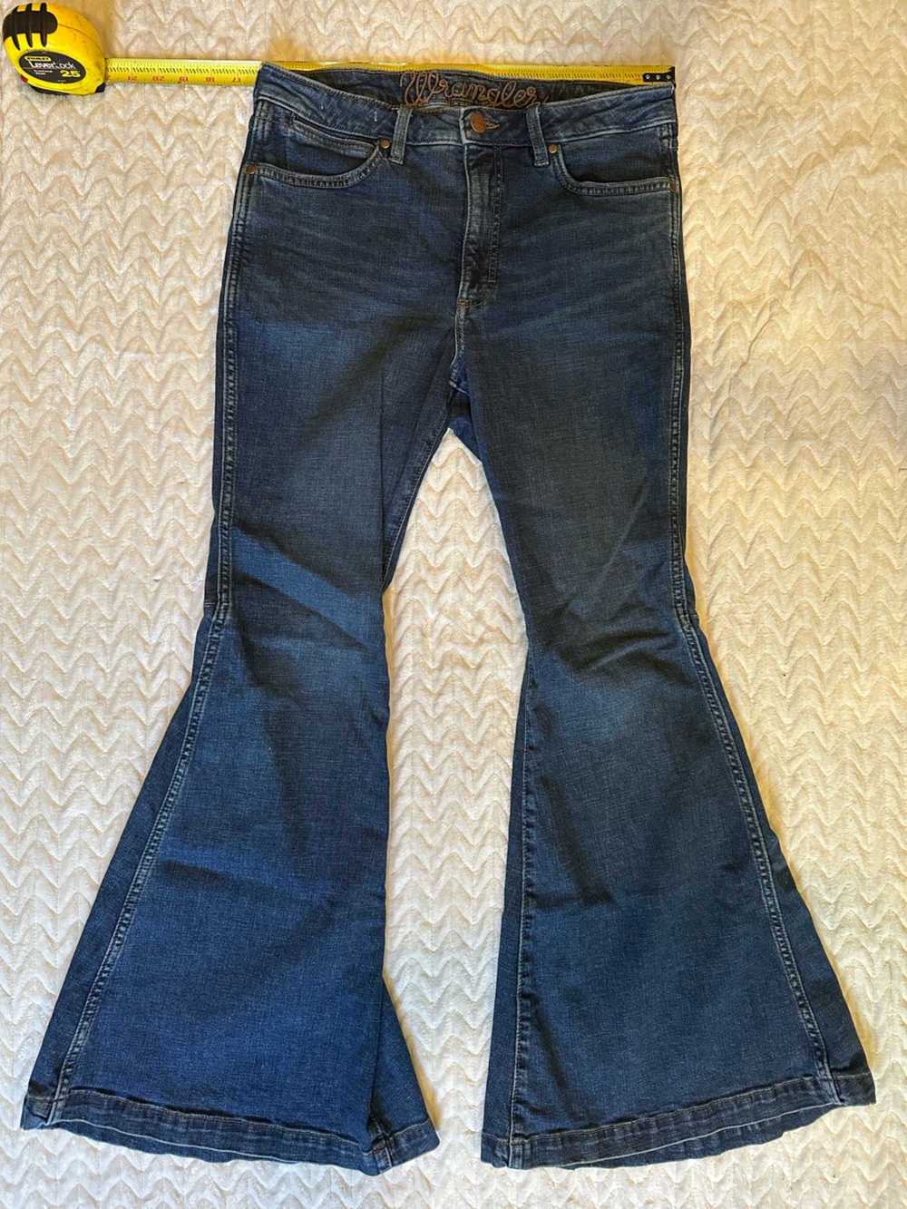 Wrangler Women's Dark Blue Super Flared Jeans